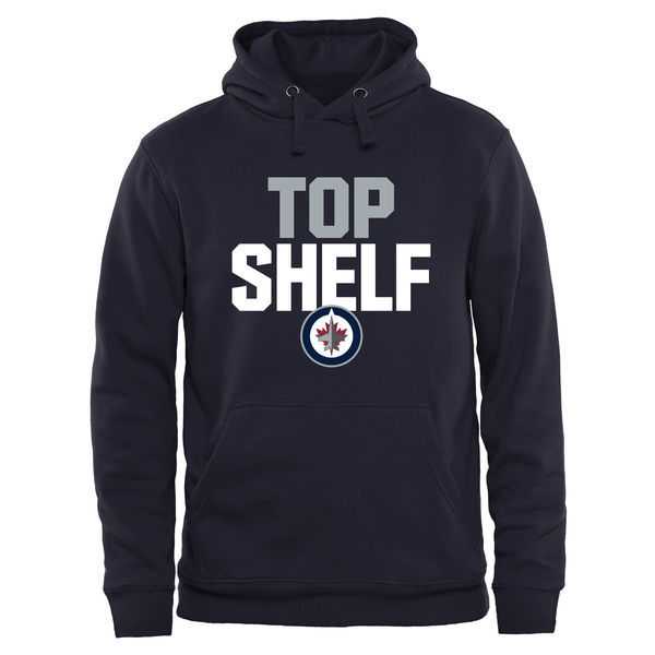 Men's Winnipeg Jets Top Shelf Pullover Hoodie - Navy Blue,We sell and wholesale Men's Winnipeg Jets Top Shelf Pullover Hoodie - Navy Blue on line form chian!